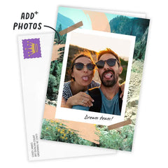 Mountain Scene Instant-Photo Frame Blank Custom Card