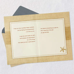 You Deserve Everything You Wish For Birthday Card for Brother From Sister
