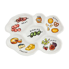 Mud Pie Sectioned Charcuterie Plate