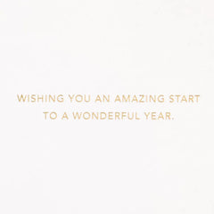 Wishing You a Wonderful Year Birthday Card