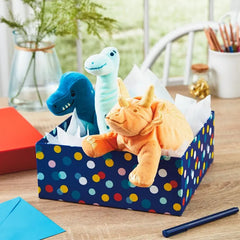 10" Square Multicolor Dots Gift Box