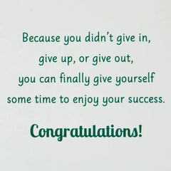 You Deserve All the Praise Congratulations Card