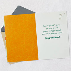 You Deserve All the Praise Congratulations Card