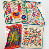 Natural Life Multicolor Microfiber Dish Cloths, Set of 4