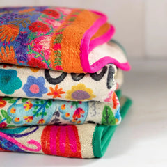 Natural Life Multicolor Microfiber Dish Cloths, Set of 4