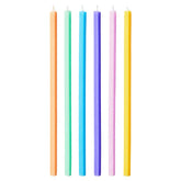 Colorful Triangular Party Candles, Pack of 6