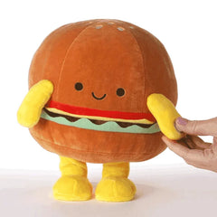 Hamburger Plush With Sound and Motion, 10"