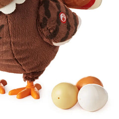 Gobblin' Egg-Laying Turkey Plush With Sound and Motion, 12"
