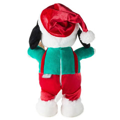 Peanuts® Santa Snoopy With Cookie Plush With Sound and Motion, 12"