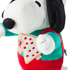 Peanuts® Santa Snoopy With Cookie Plush With Sound and Motion, 12"