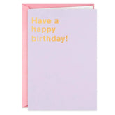 My Brilliant Suggestions Funny Birthday Card