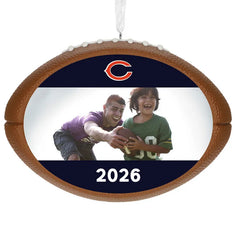 NFL Chicago Bears Football Personalized Ornament, Custom Photo and Text