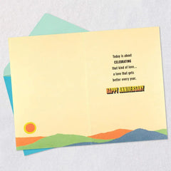 Love Is the Best Adventure Anniversary Card