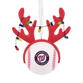 MLB Washington Nationalsâ„¢ Reindeer Baseball Hallmark Ornament