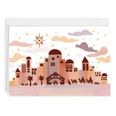 Love and Miracles Nativity Religious Custom Christmas Card