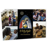 O Holy Night Flat Christmas Photo Card