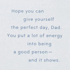 You Deserve the Best Birthday Card for Dad