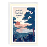 Trail of Beautiful Memories Custom Sympathy Card