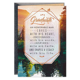 An Honorable Man Religious Graduation Card for Him