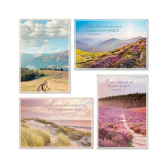Nature Landscapes Assorted Religious Sympathy Cards, Box of 12