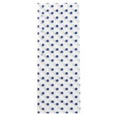 Navy Blue Polka Dots on White Tissue Paper, 6 sheets