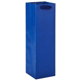 13" Navy Blue Wine Gift Bag