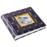 Navy and Gold Geometric Design Photo Album