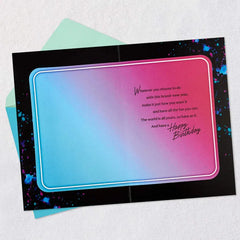 The World Is All Yours 18th Birthday Card