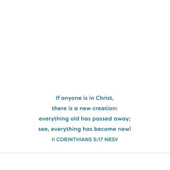 New Beginnings Religious Baptism Card
