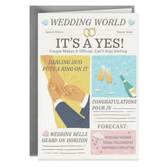 So Happy for Your News Wedding Card