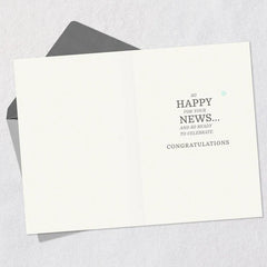 So Happy for Your News Wedding Card