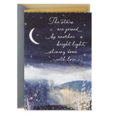 A Bright Light Shining Down With Love Sympathy Card