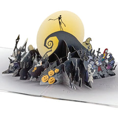 Disney Tim Burton's The Nightmare Before Christmas Happy Nightmares 3D Pop-Up Card