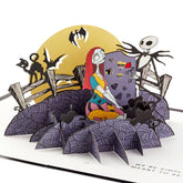 Disney Tim Burton's The Nightmare Before Christmas Meant to Be 3D Pop-Up Love Card