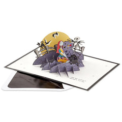 Disney Tim Burton's The Nightmare Before Christmas Meant to Be 3D Pop-Up Love Card