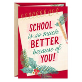 You Make School So Much Better Christmas Thank-You Card