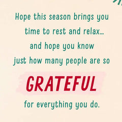 You Make School So Much Better Christmas Thank-You Card