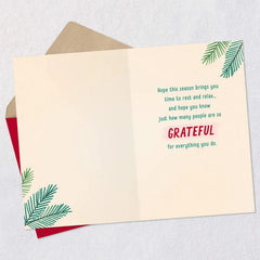 You Make School So Much Better Christmas Thank-You Card