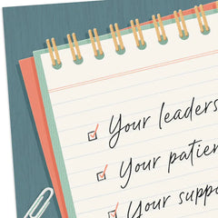 Appreciate Your Leadership, Patience and Support Boss's Day Card