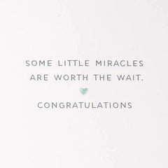 Little Miracles New Baby Card