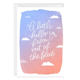 Little Hello Clouds Custom Card