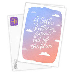 Little Hello Clouds Custom Card