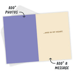 On My Mind and In My Heart Custom Card