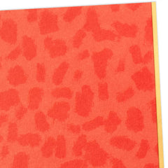 Orange Animal Print Blank Note Cards, Pack of 5