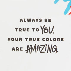 Disney Mickey Mouse Your True Colors Are Amazing Birthday Card for Nephew With Stickers