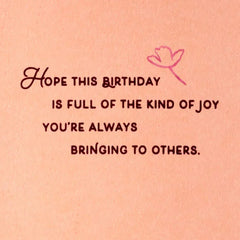 Full of Joy Birthday Card for Great-Granddaughter