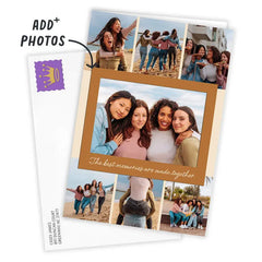 Best Memories Are Made Together Photo Collage Custom Card