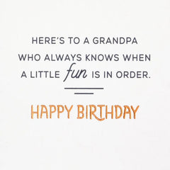 Man, Myth, Mischief-Maker Birthday Card for Grandpa