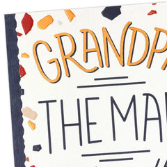 Man, Myth, Mischief-Maker Birthday Card for Grandpa