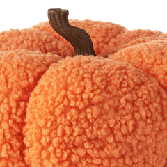 Orange Plush Fabric Pumpkin Fall Decoration